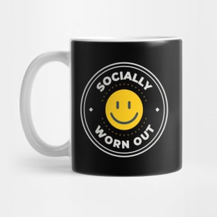 Socially worn out logo Mug